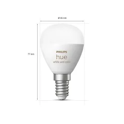 Philips Hue White & Color Ambiance E14, 5.1W, 2-pack