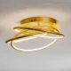 Barna – A Gold-Colored LED Ceiling Lamp