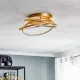 Barna – A Gold-Colored LED Ceiling Lamp