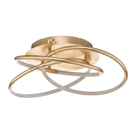 Barna – A Gold-Colored LED Ceiling Lamp