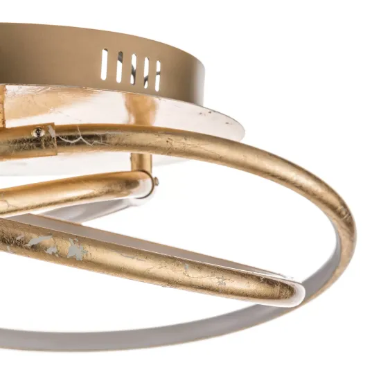 Barna – A Gold-Colored LED Ceiling Lamp