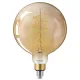Philips E27 Giant LED globe lamp, 7W, gold, dimmable