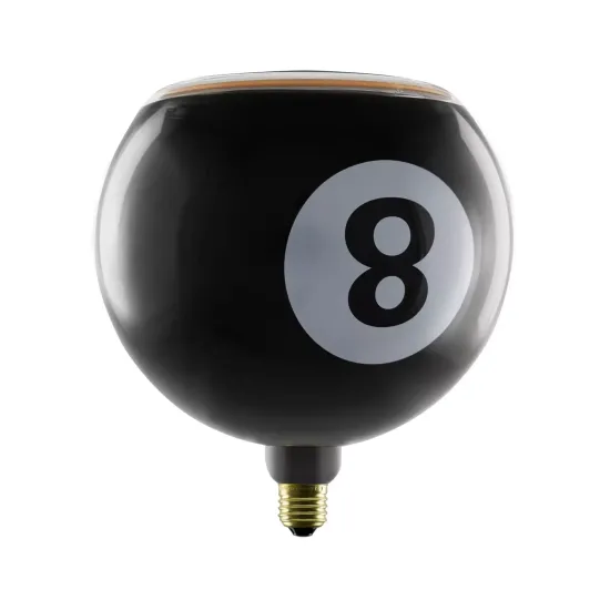 SEGULA LED-Globe Floating Billard black 8, E27, G200 4 W 922