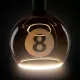 SEGULA LED-Globe Floating Billard black 8, E27, G200 4 W 922