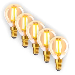 LED lamp E14, 3.9W, 313 lm, warm white, dimmable, 10-pack