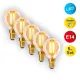 LED lamp E14, 3.9W, 313 lm, warm white, dimmable, 10-pack