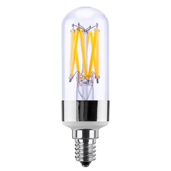 SEGULA LED lamp Tube, E14, 6.7W, 2700K, dimmable, clear, 2-pack