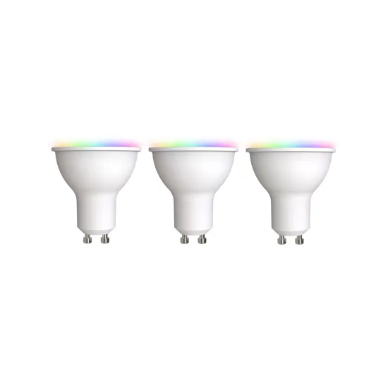 LUUMR Smart GU10, 4.7W, RGBW, CCT, ZigBee, Hue compatible, 3-pack