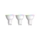LUUMR Smart GU10, 4.7W, RGBW, CCT, ZigBee, Hue compatible, 3-pack