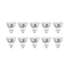 Lindby LED reflector GU10, 5W, clear, 3000K, 55°, 20-pack