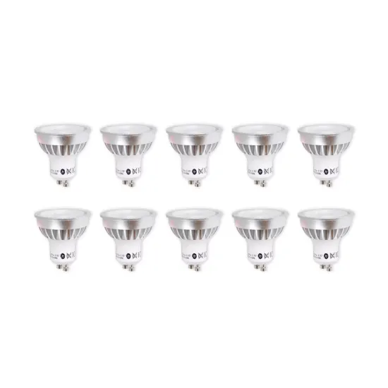 Lindby LED reflector GU10, 5W, clear, 3000K, 55°, 20-pack