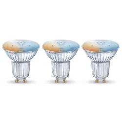 LEDVANCE SMART+ WiFi GU10 reflector, 4.9W, CCT, 12-pack
