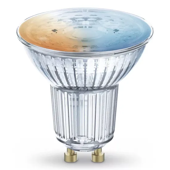 LEDVANCE SMART+ WiFi GU10 reflector, 4.9W, CCT, 12-pack