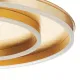 Helestra Sona LED ceiling light, dimmable, Ø60 cm, gold