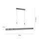PURE Moto LED pendant light with dimmer, gray