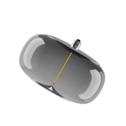 OSRAM Vintage 1906 Big Elipse, smoke, E27, 1800K, filament