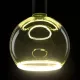 SEGULA LED globe lamp Floating, E27, green, G200, 6W, 922, dimmable
