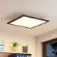 Lindby LED-Panel Nelios, 40 x 40 cm, Black, CCT