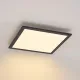 Lindby LED-Panel Nelios, 40 x 40 cm, Black, CCT