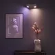 Philips Hue LED ceiling spotlight Argenta, white, 2-light, RGB, CCT