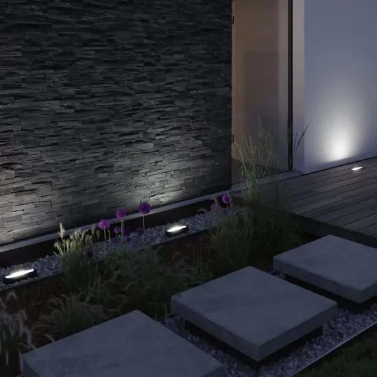 Paulmann Flotas LED wallwasher for floor installation
