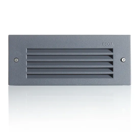 BEGA 33017 LED wall recessed light, 3000K, graphite, 17 cm