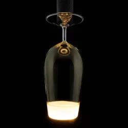 SEGULA LED bulb Floating Beer Foam, E27, 5W, 922, dimmable