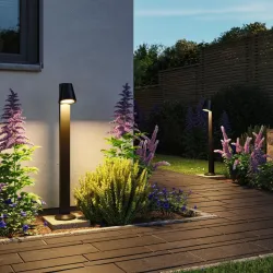 Paulmann Caissa sensor pathway light, anthracite, 3000K